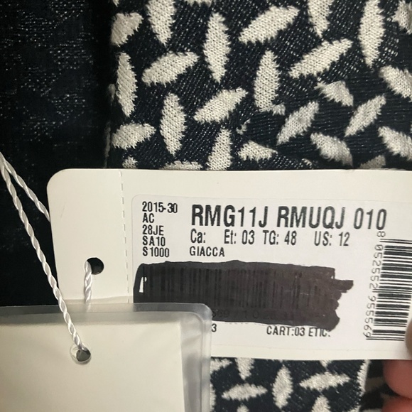 Armani Women's Navy Blazer Casual Jacket - Picture 5 of 16